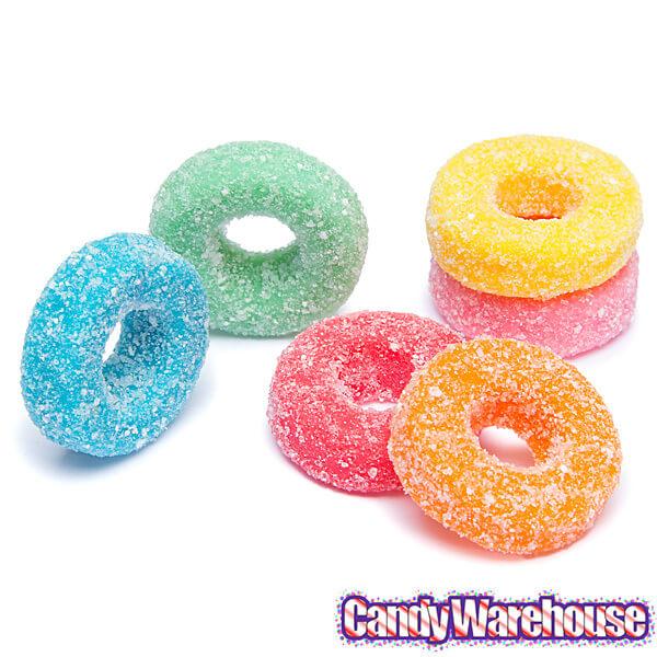 Sour Gummy Mini Rings: 5LB Bag - Candy Warehouse