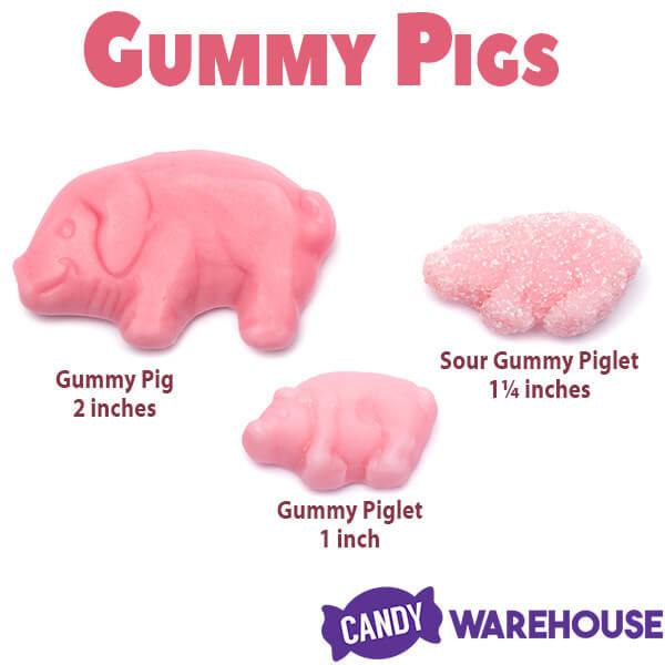 Sour Gummy Piglets: 2KG Bag - Candy Warehouse