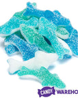 Sour Gummy Sharks Candy: 100-Piece Jar - Candy Warehouse