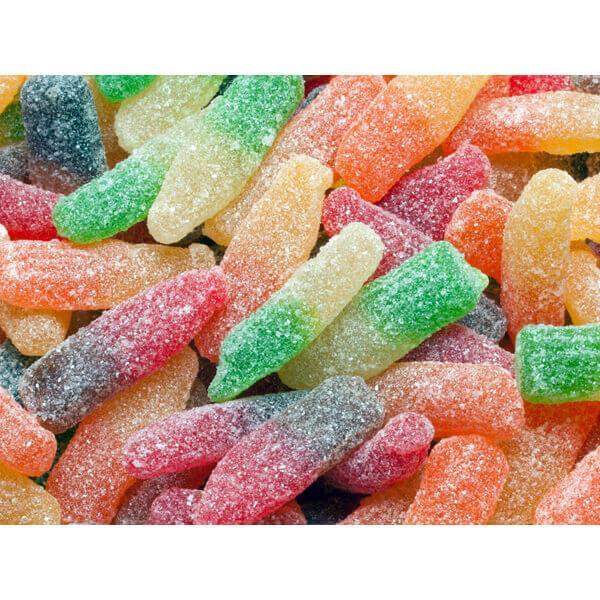 Sour Gummy Soda Bottles Candy: 5LB Bag - Candy Warehouse