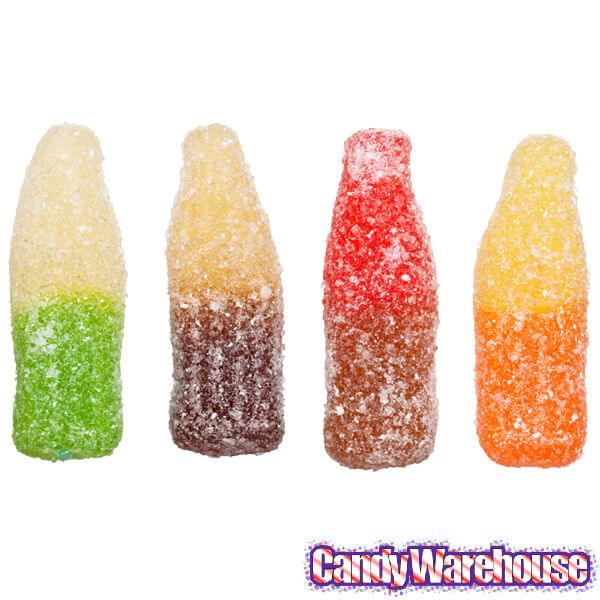 Sour Gummy Soda Bottles Candy: 5LB Bag - Candy Warehouse