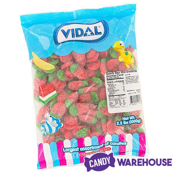 Sour Gummy Wild Strawberries: 1KG Bag - Candy Warehouse