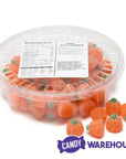 Sour Jelly Pumpkins Candy: 16-Ounce Tub