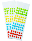 Sour Mega Candy Buttons Sheets: 3-Piece Pack