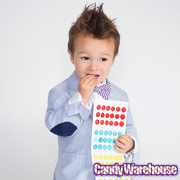 Sour Mega Candy Buttons Sheets: 3-Piece Pack - Candy Warehouse