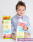 Sour Mega Candy Buttons Sheets: 3-Piece Pack