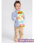 Sour Mega Candy Buttons Sheets: 3-Piece Pack