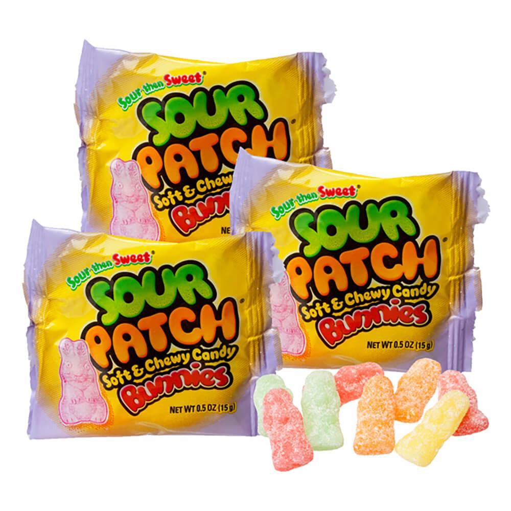 Sour Patch Bunnies Candy Packs: 18-Piece Bag - Candy Warehouse