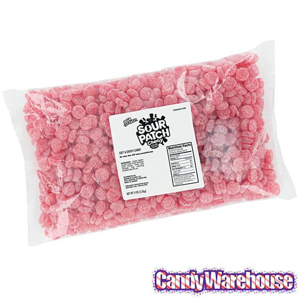 Sour Patch Cherries Candy: 5LB Bag - Candy Warehouse