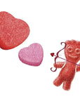 Sour Patch Hearts Candy Stand Up Peg Bag: 6-Piece Case