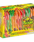 Sour Patch Kids Candy Canes: 12-Piece Box - Candy Warehouse