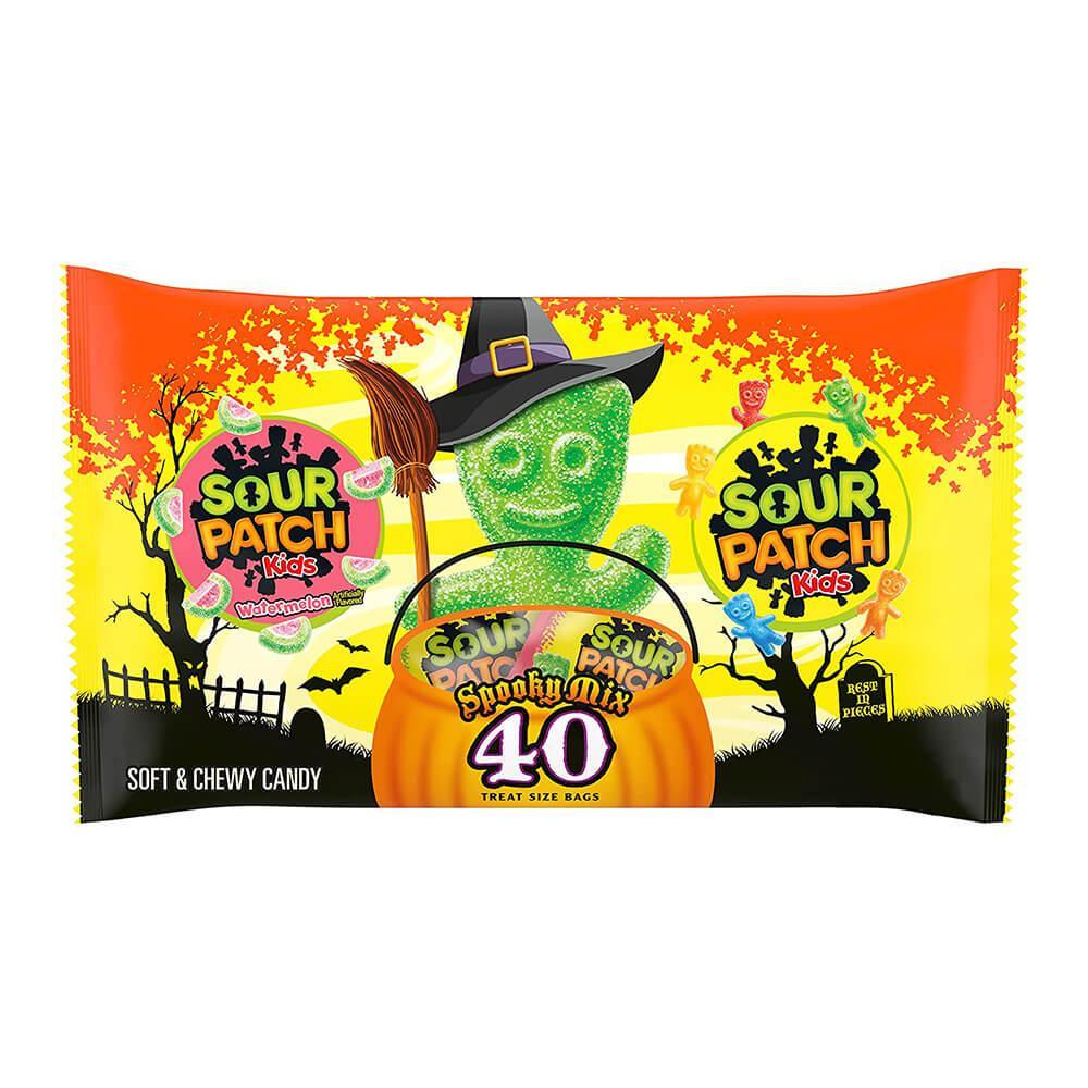 Sour Patch Kids Candy Snack Packs: 40 Piece Bag - Candy Warehouse