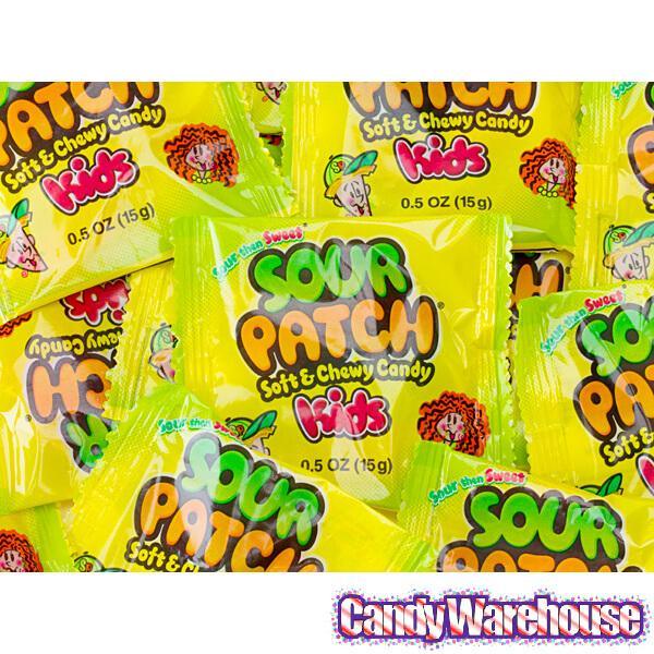 Sour Patch Kids Candy Treat Size Packs: 5LB Bag - Candy Warehouse