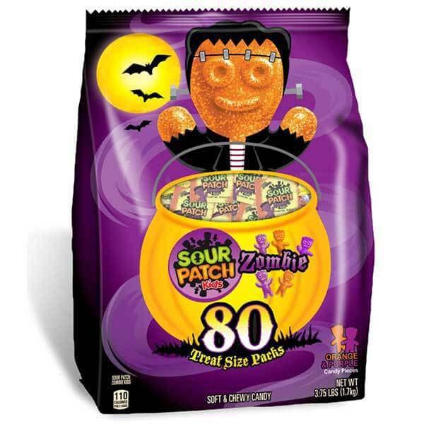 Sour Patch Kids Candy Zombies Packs: 80-Piece Bag - Candy Warehouse