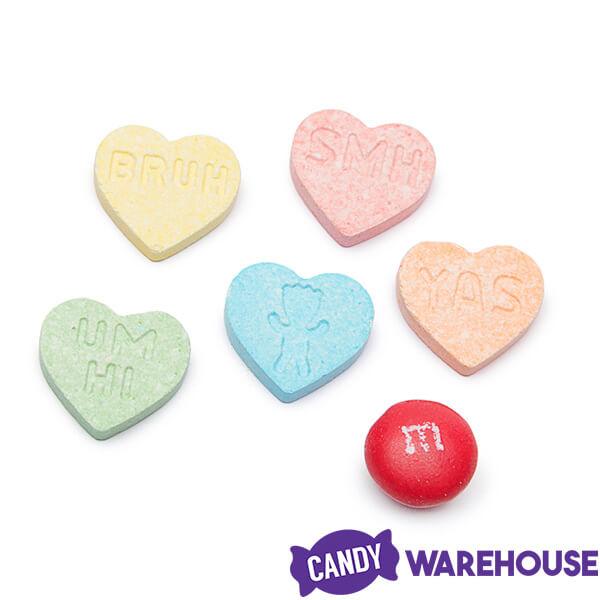 Sour Patch Kids Conversation Hearts Candy Packs: 36-Piece Box - Candy Warehouse