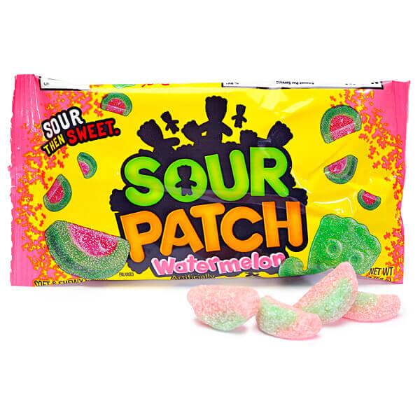 Sour Patch Watermelon Candy 2-Ounce Packs: 24-Piece Box - Candy Warehouse