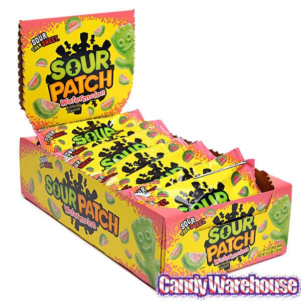 Sour Patch Watermelon Candy 2-Ounce Packs: 24-Piece Box - Candy Warehouse