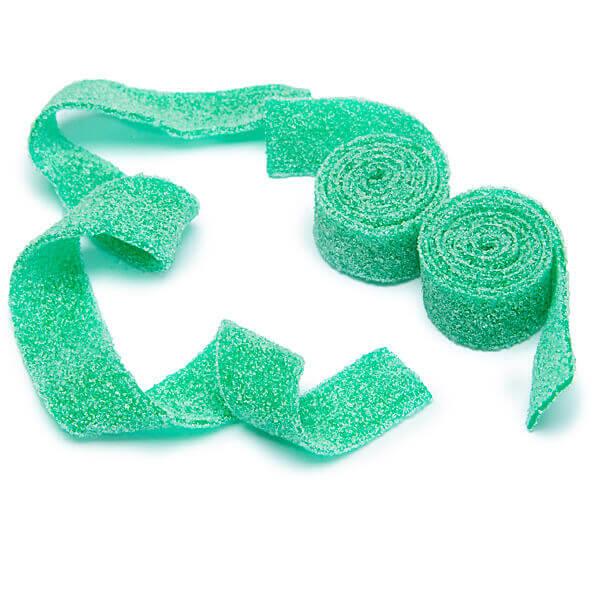 Sour Power Belts Candy - Green Apple: 3KG Bag - Candy Warehouse