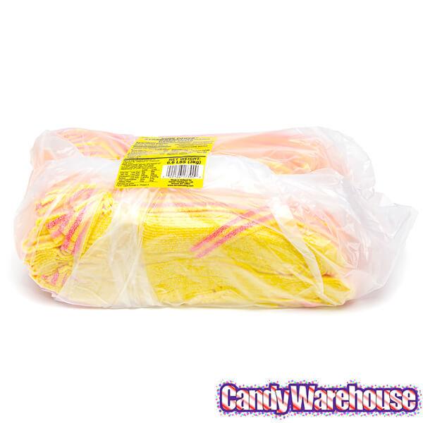 Sour Power Belts Candy - Strawberry-Banana: 3KG Bag - Candy Warehouse