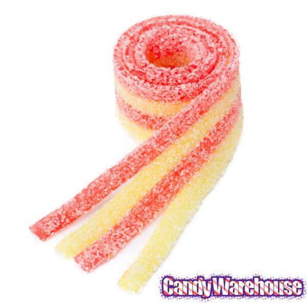 Sour Power Belts Candy - Strawberry-Banana: 3KG Bag - Candy Warehouse