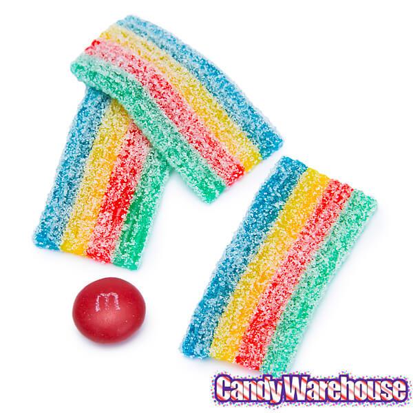 Sour Power Rainbow Mini Candy Belts: 3KG Bag - Candy Warehouse