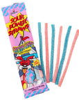 Sour Power Straws Cotton Candy Packs: 24-Piece Box - Candy Warehouse