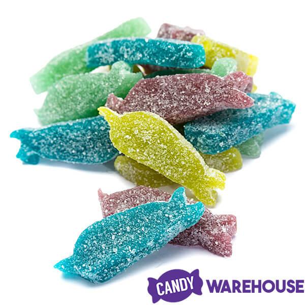 Sour Punch Bites Chewy Candy Narwhals: 8-Ounce Bag - Candy Warehouse