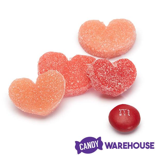 Sour Punch Chewy Candy Hearts: 8-Ounce Bag - Candy Warehouse