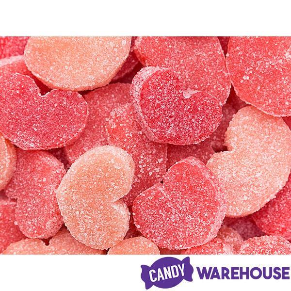 Sour Punch Chewy Candy Hearts: 8-Ounce Bag - Candy Warehouse