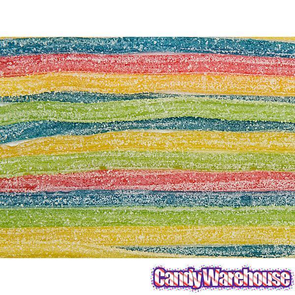 Sour Punch Straws 4.5-Ounce Trays - Rainbow: 24-Piece Box - Candy Warehouse