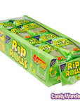 Sour Rip Rolls - Green Apple: 24-Piece Display - Candy Warehouse