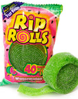 Sour Rip Rolls - Watermelon: 24-Piece Display