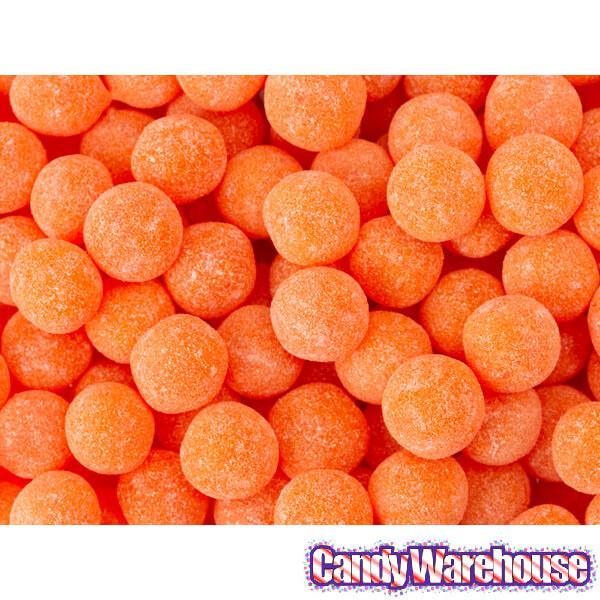 Sour Spanks Chewy Candy Balls - Tangerine: 5LB Bag - Candy Warehouse