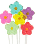 Sparkle Candy Flower Lollipops: 100-Piece Bag - Candy Warehouse