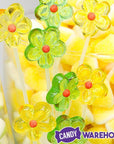 Sparkle Candy Flower Lollipops: 100-Piece Bag - Candy Warehouse