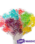 Sparkle Candy Flower Lollipops: 100-Piece Bag - Candy Warehouse