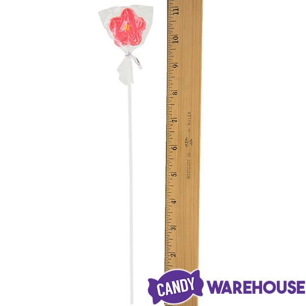 Sparkle Candy Flower Lollipops: 100-Piece Bag - Candy Warehouse