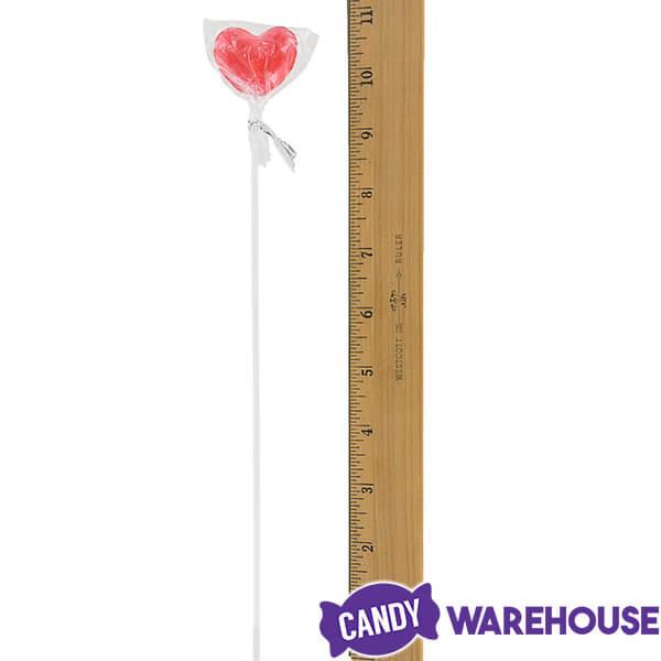 Sparkle Candy Heart Lollipops - Assorted: 100-Piece Bag - Candy Warehouse