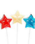 Sparkle Candy Patriotic USA Star Lollipops: 100-Piece Bag - Candy Warehouse