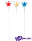 Sparkle Candy Patriotic USA Star Lollipops: 100-Piece Bag - Candy Warehouse