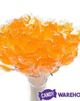 Sparkle Candy Pumpkin Lollipops: 100-Piece Bag