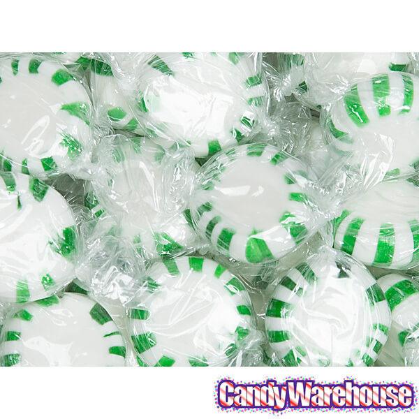 Spearmint Starlight Mints Candy: 5LB Bag - Candy Warehouse