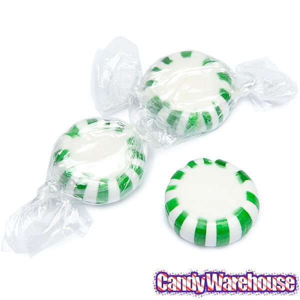 Spearmint Starlight Mints Candy: 5LB Bag - Candy Warehouse