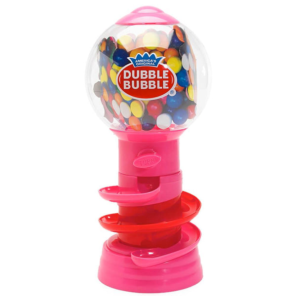 Spiral Fun 10-Inch Gumball Machine with Gumballs: Blue