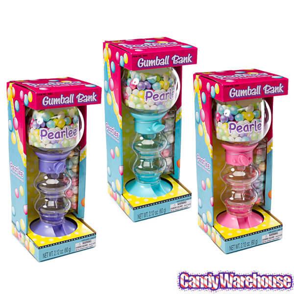 Spiral Fun Gumball Machines With Gumballs: 3-Piece Set | Candy Warehouse