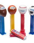 Sports Balls PEZ Candy Packs: 12-Piece Display