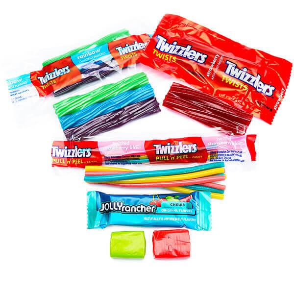 Spring Treats Twizzlers and Jolly Rancher Candy Mega Mix: 50-Piece Bag - Candy Warehouse