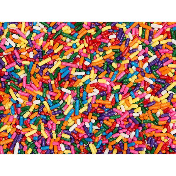 Sprinkle King Candy Sprinkles - Assorted Colors: 6LB Carton - Candy Warehouse