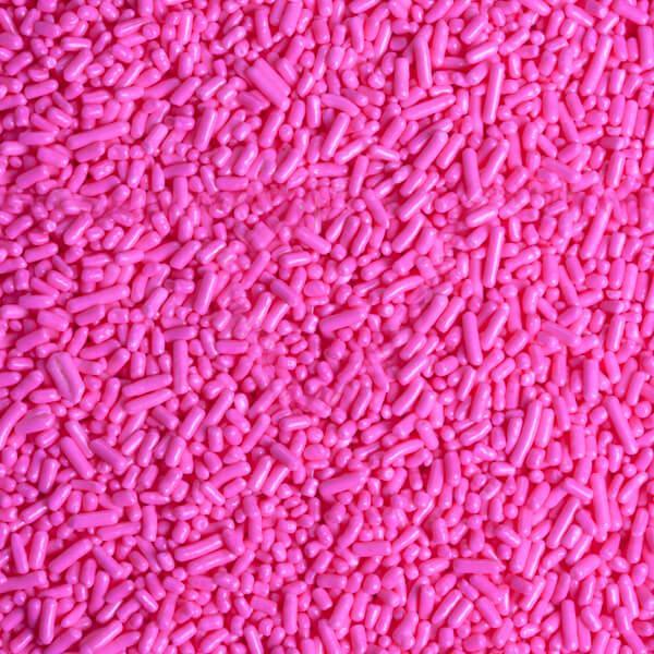 Sprinkle King Candy Sprinkles - Pink: 6LB Carton - Candy Warehouse