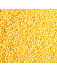 Sprinkle King Candy Sprinkles - Yellow: 6LB Carton - Candy Warehouse